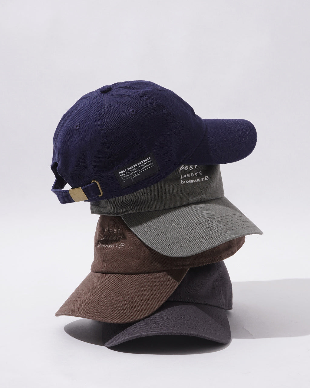 POET MEETS DUBWISE ポエトミーツダブワイズ ロゴ キャップ PMD LOGO Cursive Cap 6パネル 帽子 ギフト PMDCP-0584