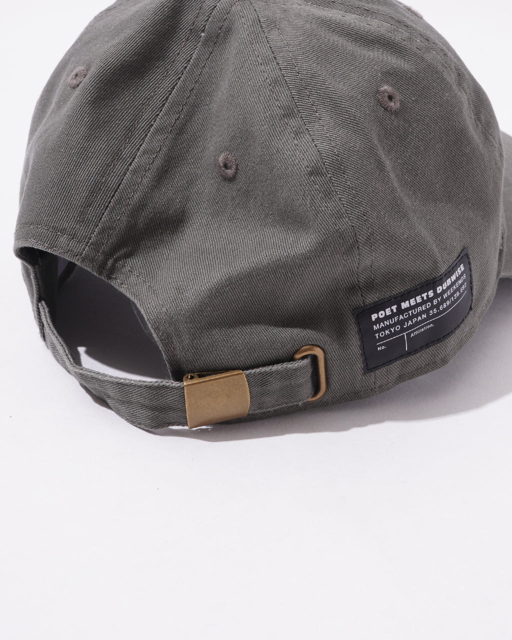 POET MEETS DUBWISE ポエトミーツダブワイズ ロゴ キャップ PMD LOGO Cursive Cap 6パネル 帽子 ギフト PMDCP-0584