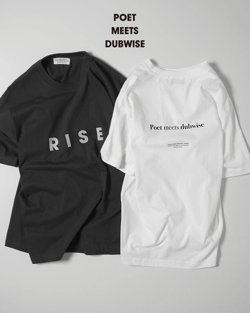 POET MEETS DUBWISE ポエトミーツダブワイズ ライズ 半袖 Tシャツ RISE T-Shirt RISTS-0561