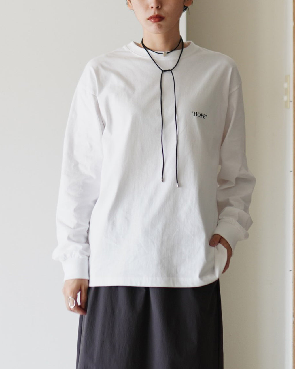 "HOPE" INKJET 02 L/S T-SHIRT SLPLS-0648