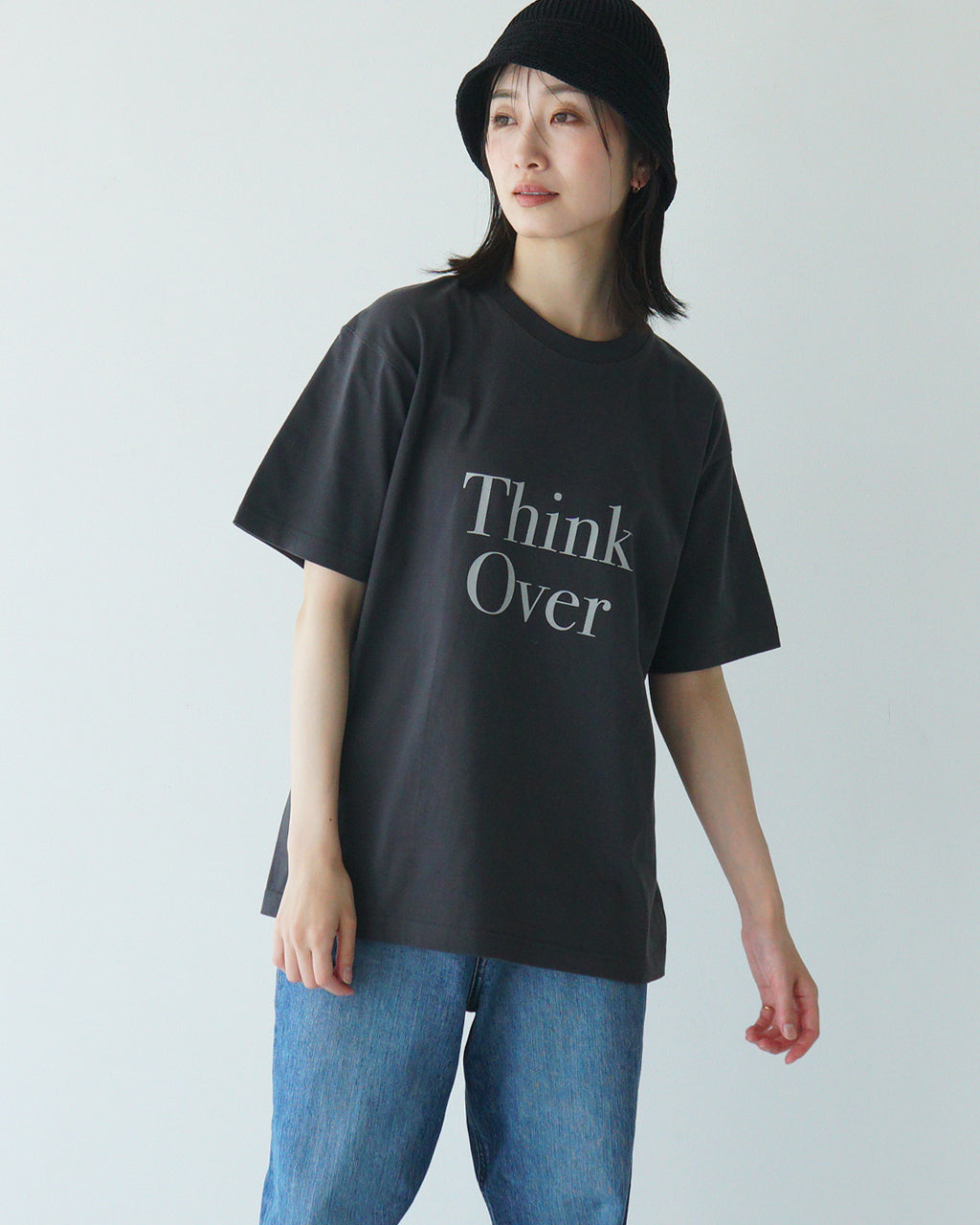 POET MEETS DUBWISE ポエトミーツダブワイズ 半袖 ロゴTシャツ THINK OVER THINK OVER T-Shirt プレミアムコットン TKOTS-0564