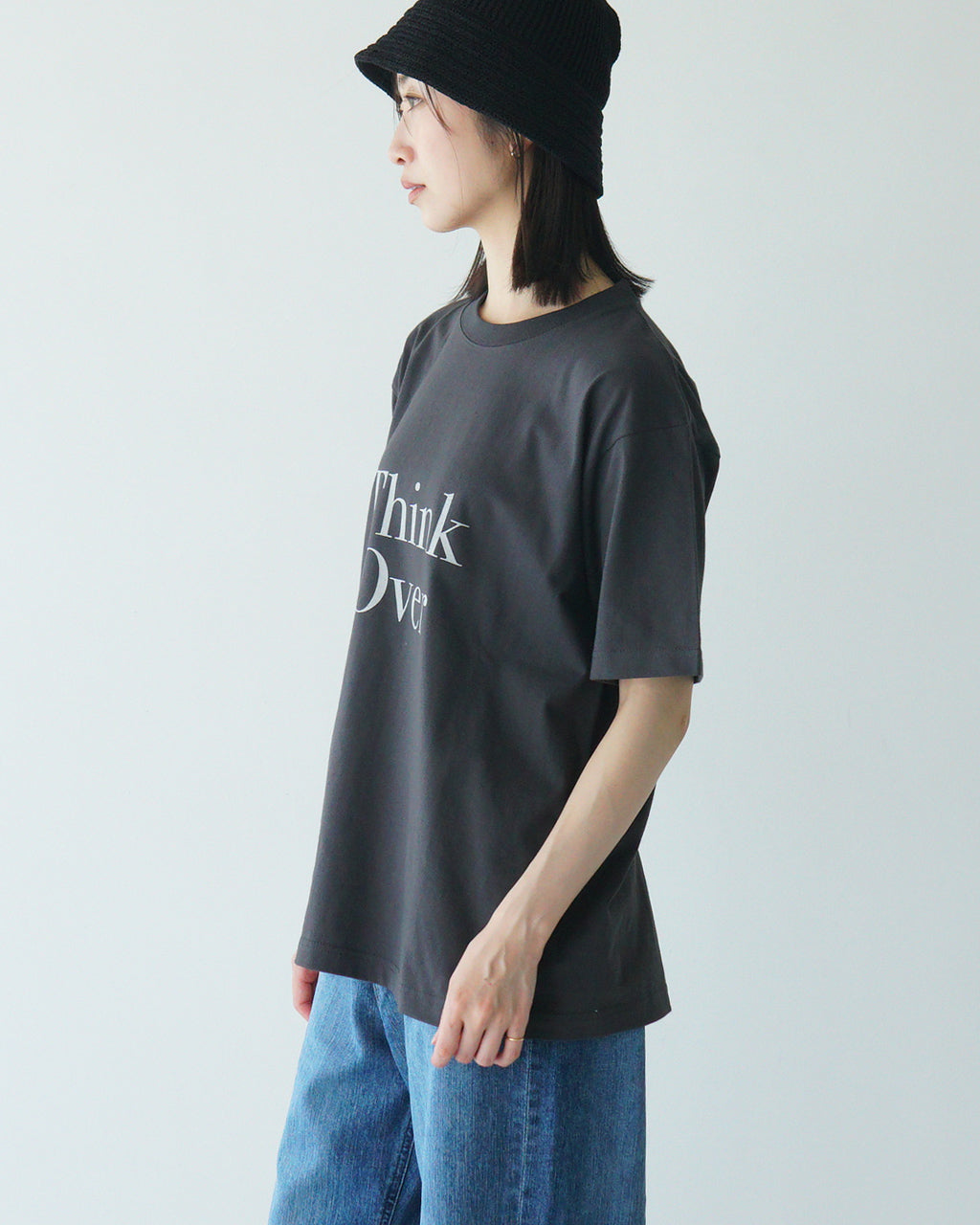 POET MEETS DUBWISE ポエトミーツダブワイズ 半袖 ロゴTシャツ THINK OVER THINK OVER T-Shirt プレミアムコットン TKOTS-0564