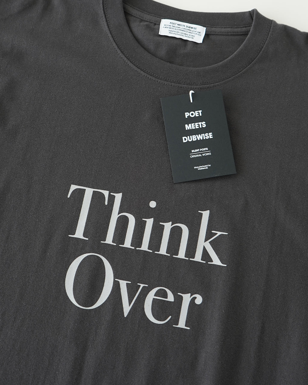 POET MEETS DUBWISE ポエトミーツダブワイズ 半袖 ロゴTシャツ THINK OVER THINK OVER T-Shirt プレミアムコットン TKOTS-0564