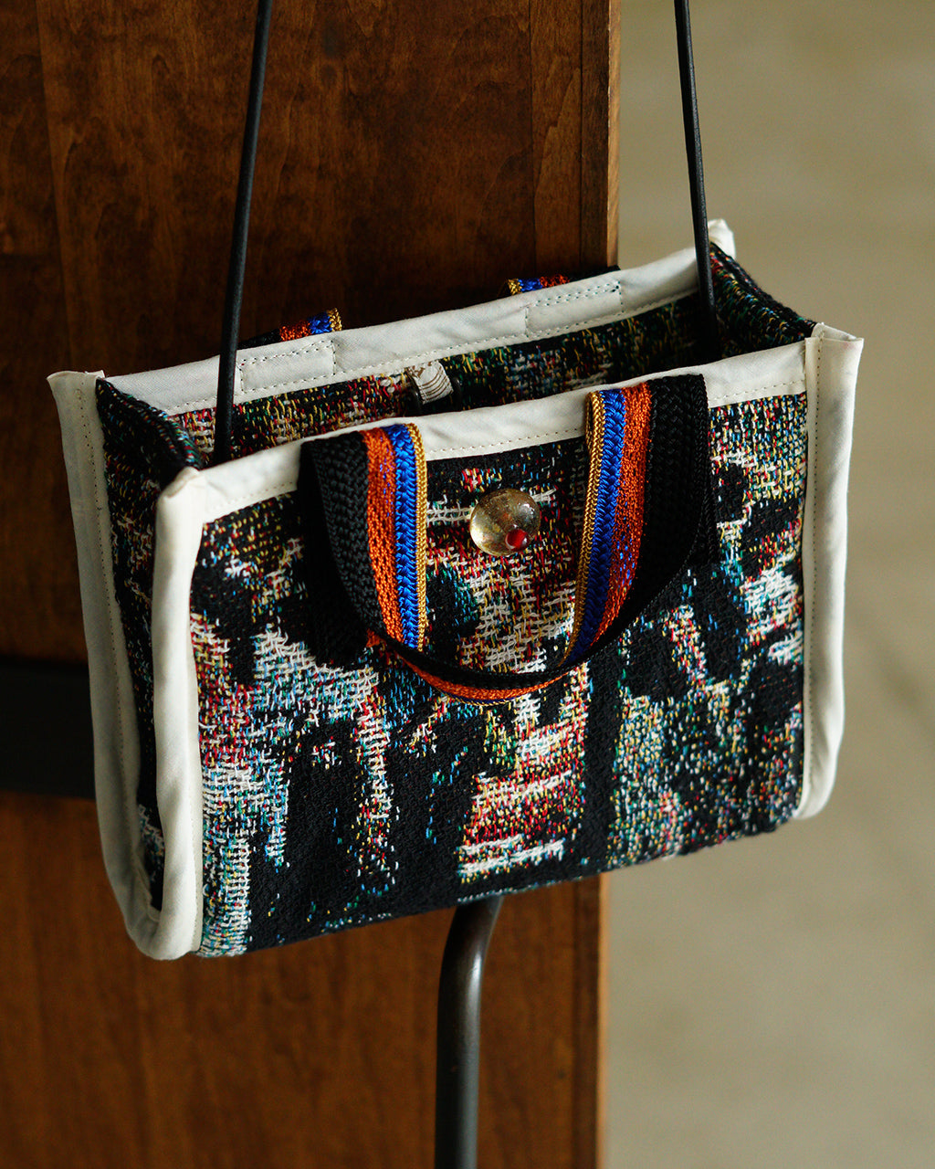 Platform Photo Jacquard Bag -Small- PO2T017