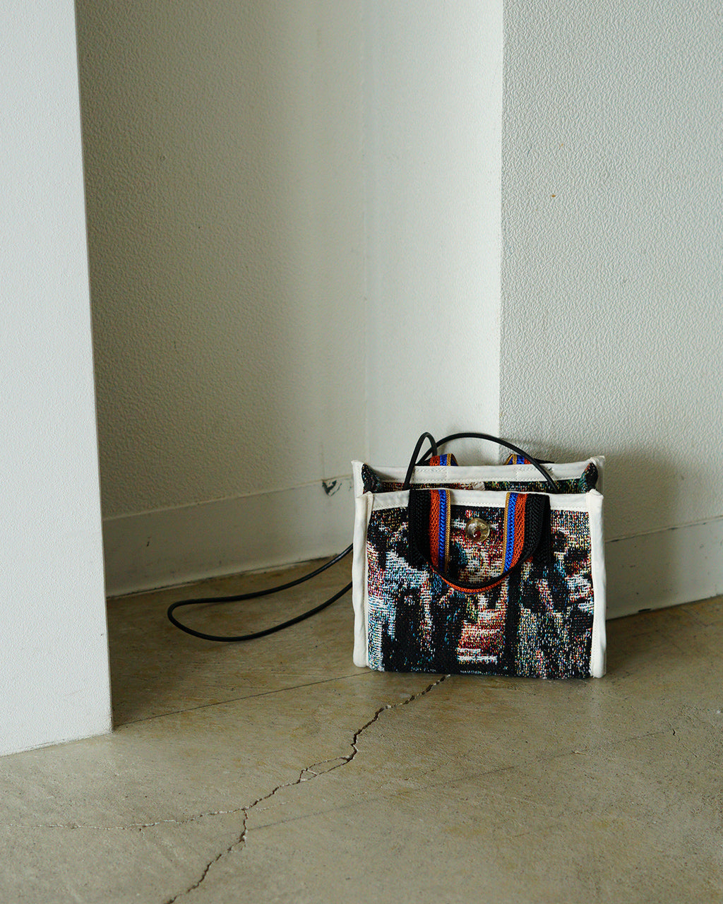 Platform Photo Jacquard Bag -Small- PO2T017