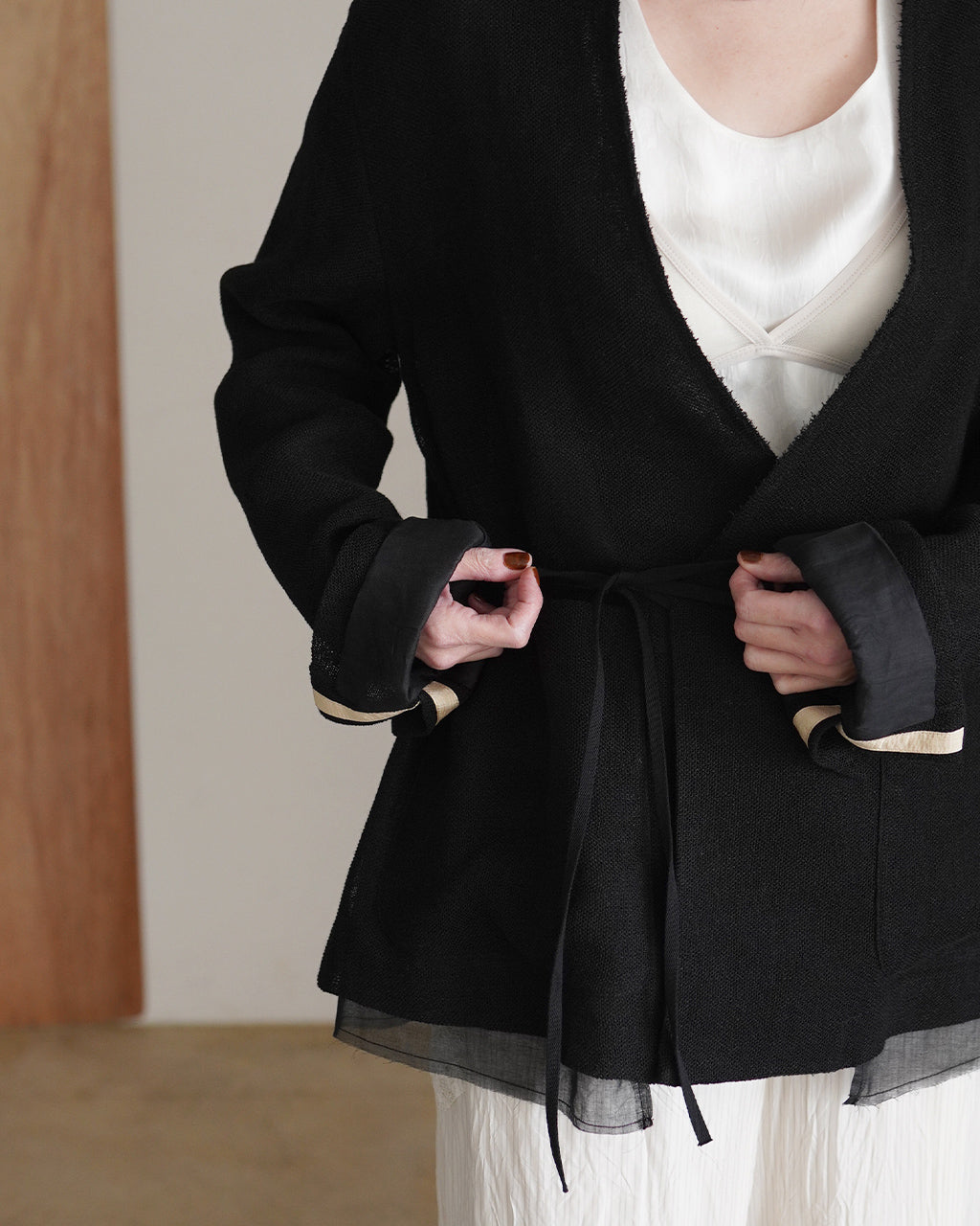 Karami weave jacket PO1S005