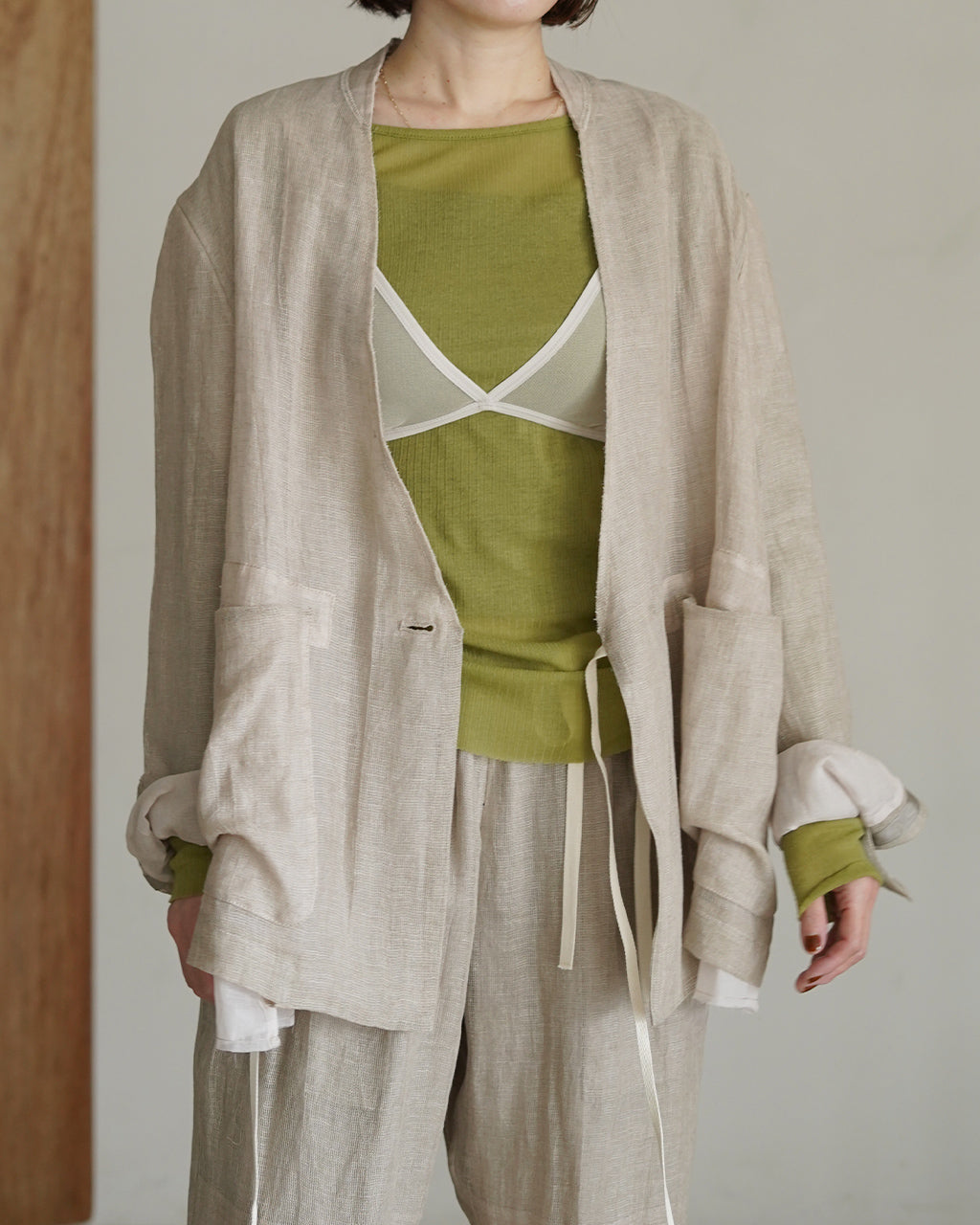 Karami weave jacket PO1S005