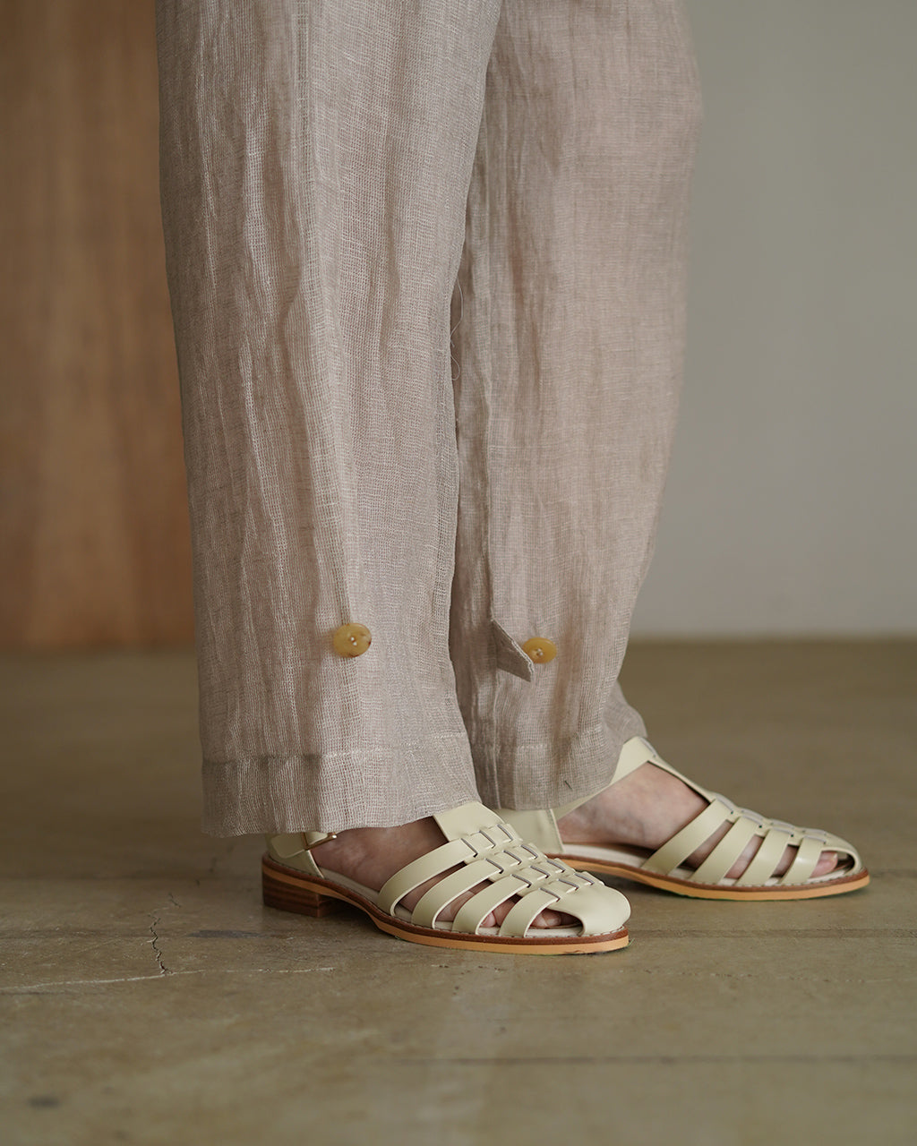 Karami weave pants PO1S007