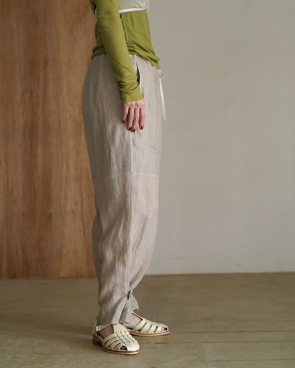 Karami weave pants PO1S007