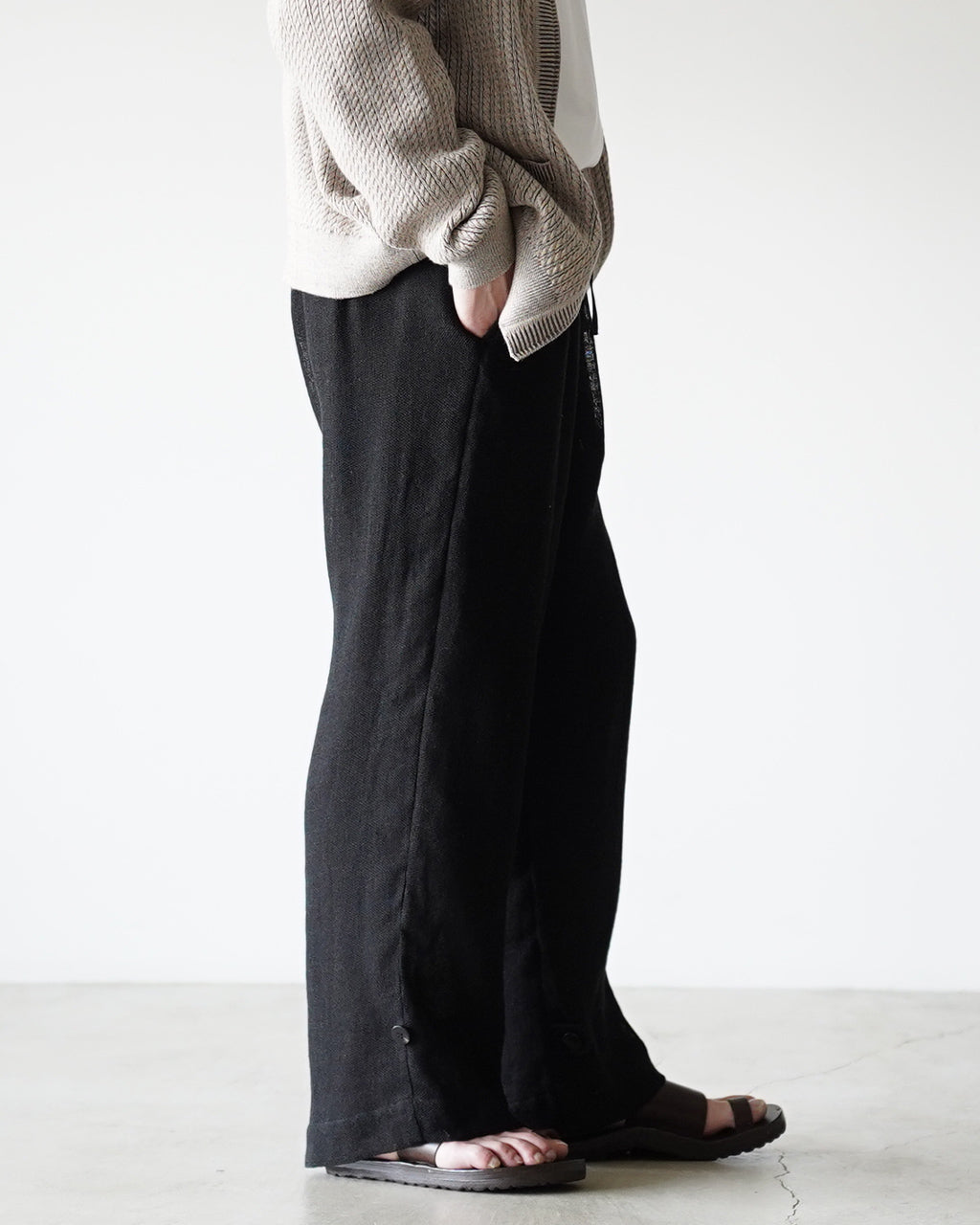 Karami weave pants PO1S007