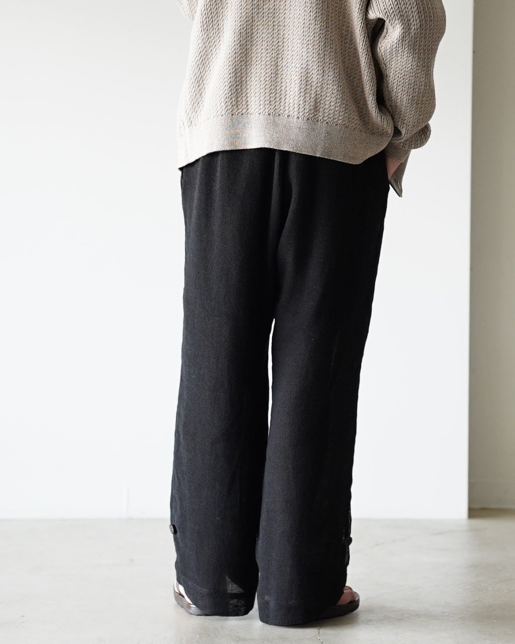 Karami weave pants PO1S007