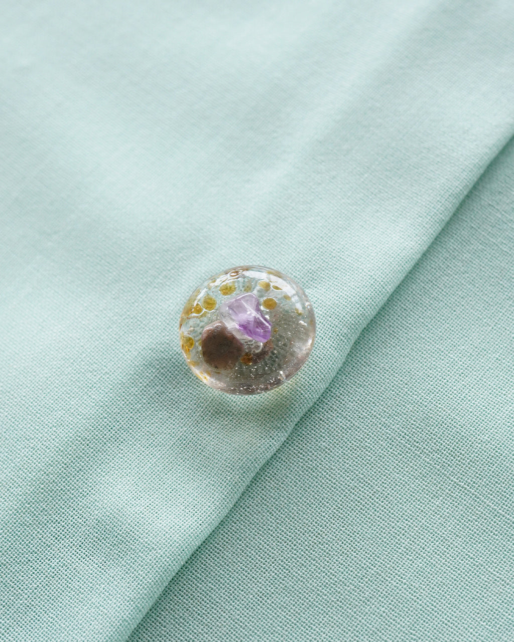 High-twisted gauze shirt PO1S013