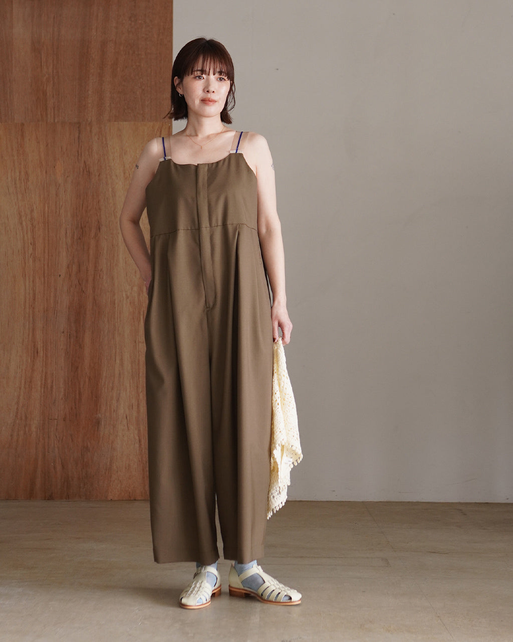 Worsted wool jumpsuit PO1S022