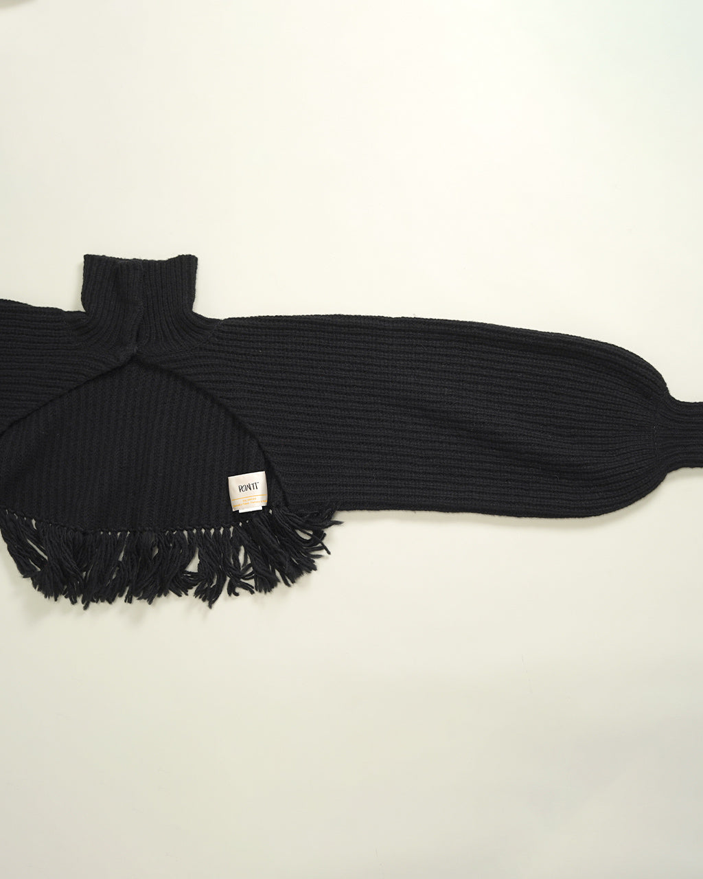 Wool Cotton Fringe Cardigan PO2T003