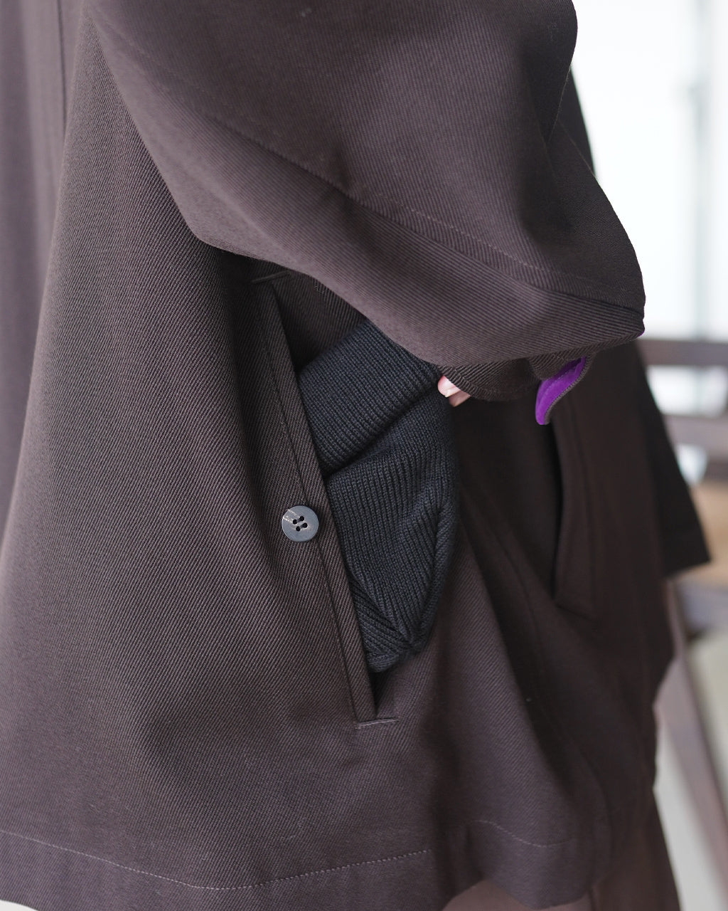 Wool Cotton Twill Jacket PO2T011