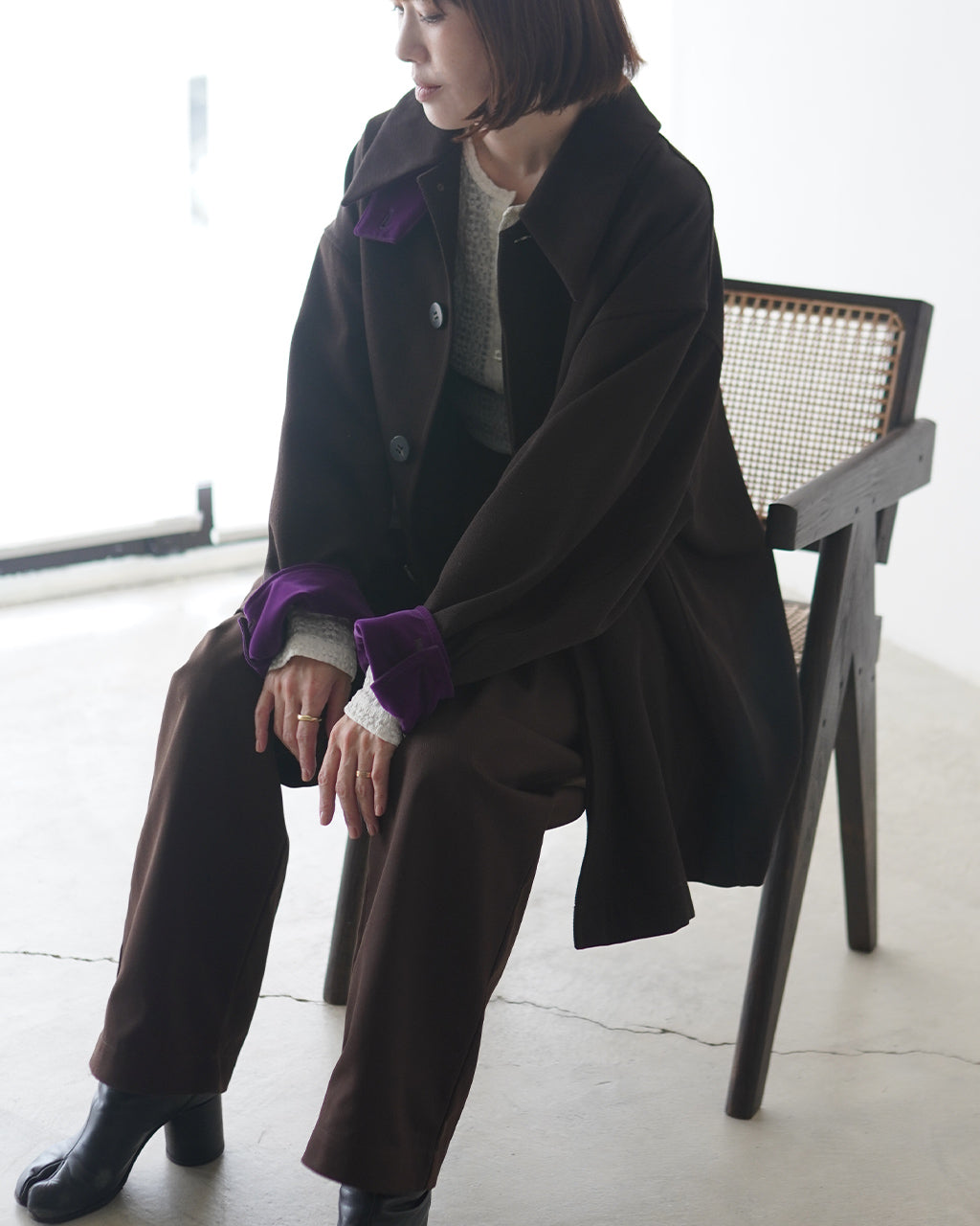 Wool Cotton Twill Jacket PO2T011