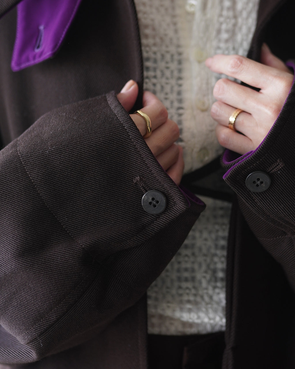 Wool Cotton Twill Jacket PO2T011