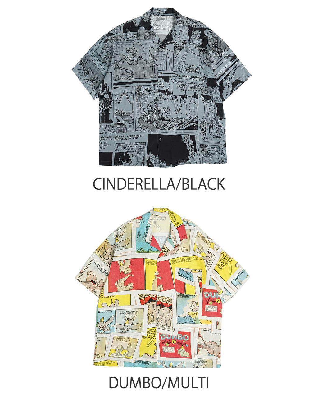 PORTER CLASSIC Disney ポータークラシック ディズニー アロハシャツ オープンカラー 開襟 ダンボ シンデレラ アメコミ DISNEY VC PC ALOHA COLLECTION DP-024-3285 DP-024-3289 【送料無料】