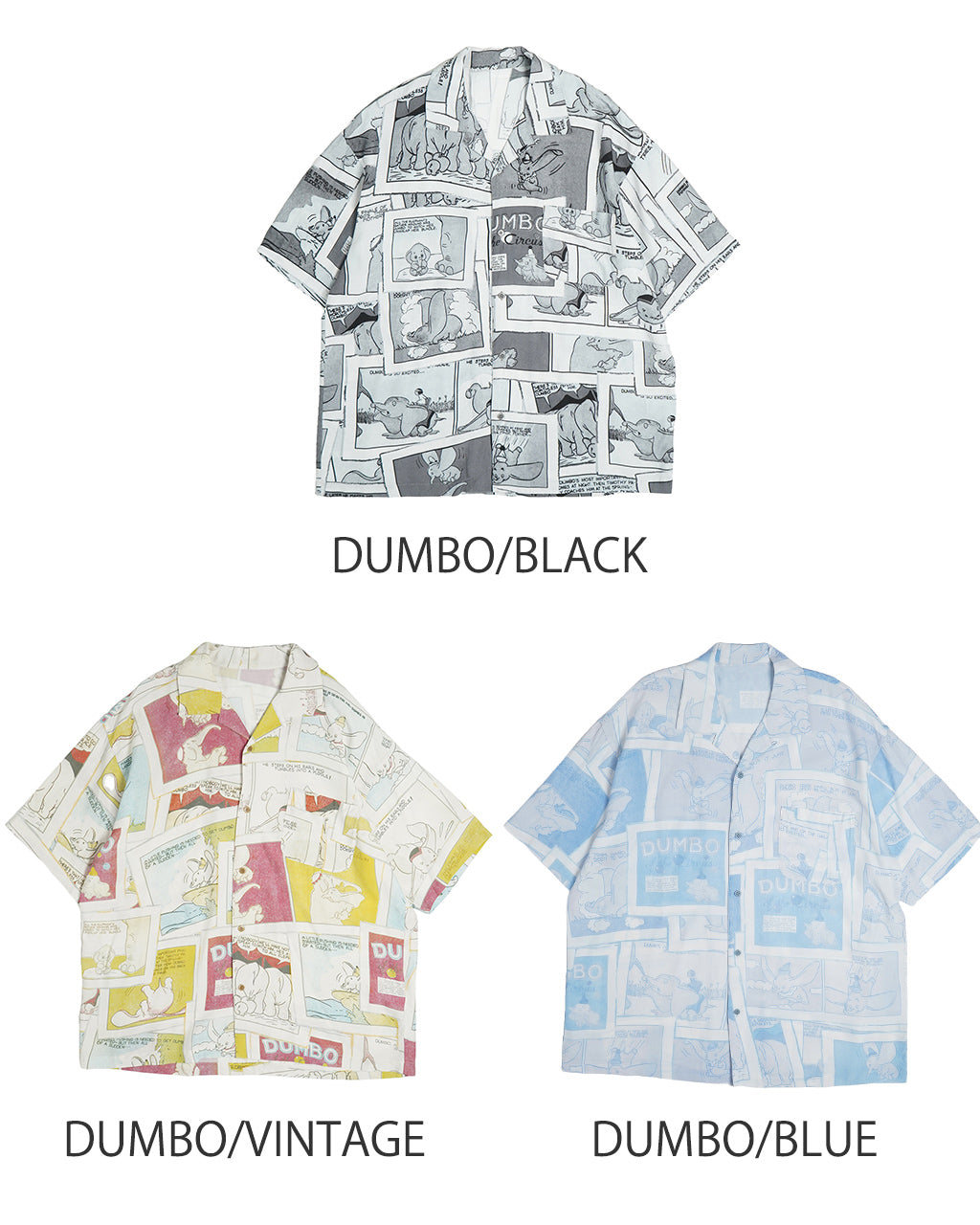 PORTER CLASSIC Disney ポータークラシック ディズニー アロハシャツ オープンカラー 開襟 ダンボ シンデレラ アメコミ DISNEY VC PC ALOHA COLLECTION DP-024-3285 DP-024-3289 【送料無料】