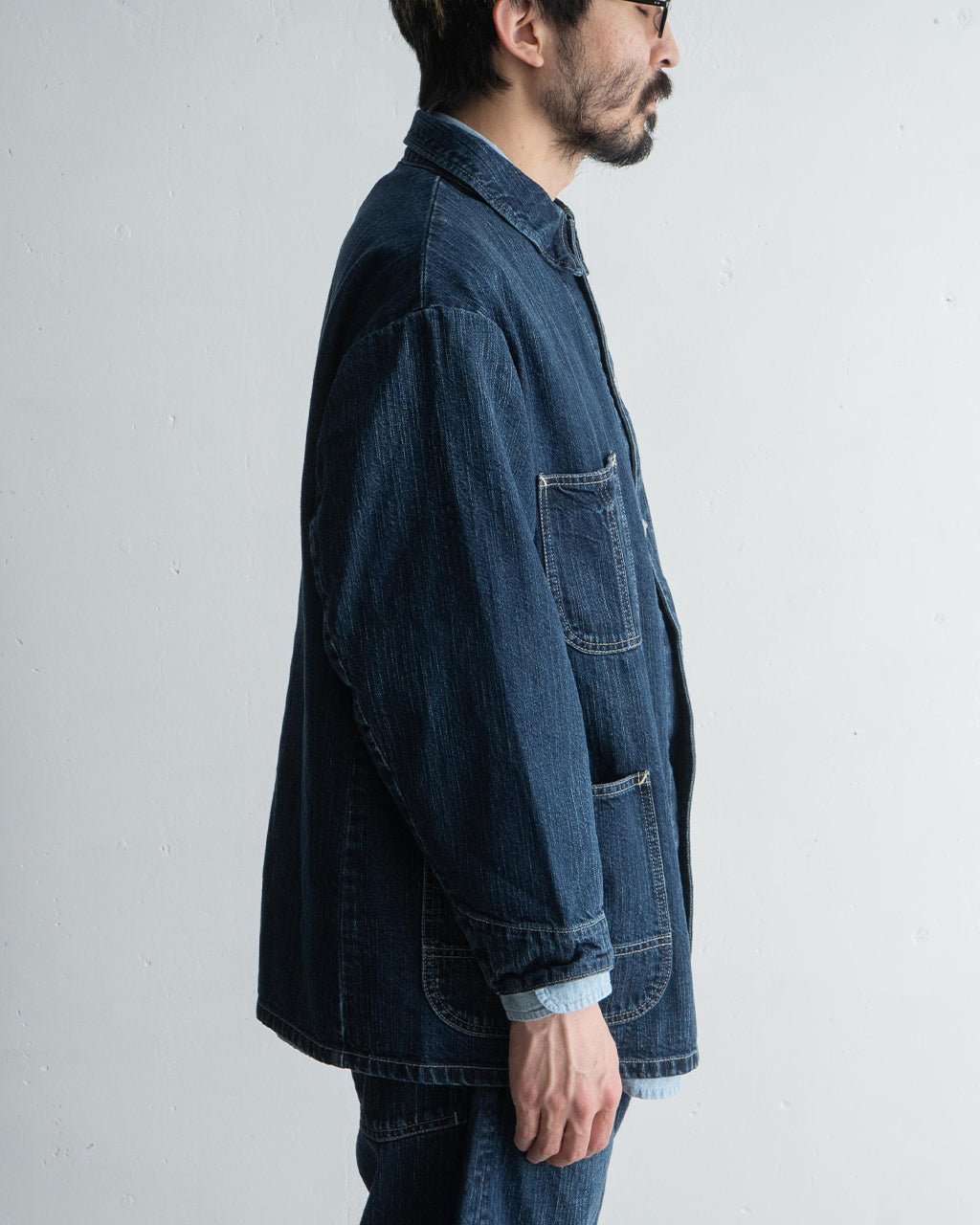 ステインバック デニムジャケット カバーオール アウター 羽織 STEINBECK DENIM COVERALLS PC-005-2142