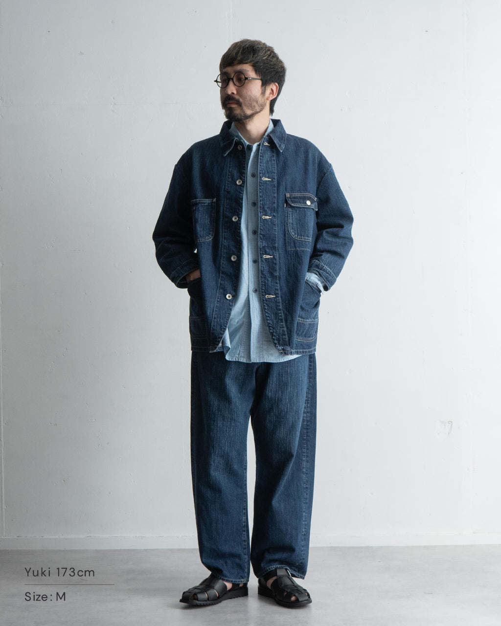 ステインバック デニムジャケット カバーオール アウター 羽織 STEINBECK DENIM COVERALLS PC-005-2142