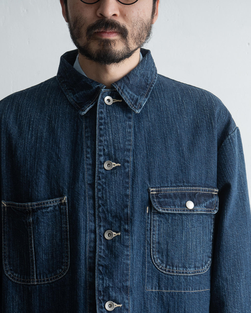 ステインバック デニムジャケット カバーオール アウター 羽織 STEINBECK DENIM COVERALLS PC-005-2142