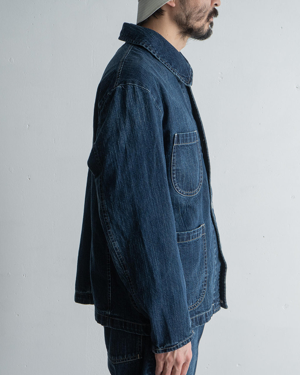 スタインベック デニム フレンチ ジャケット アウター 羽織 STEINBECK DENIM FRENCH JACKET WATCH CHAIN ITEM PC-005-2612