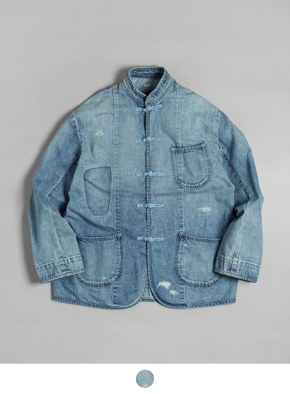 PORTER CLASSIC ポータークラシック キャナリー ロウ デニム チャイニーズ ジャケット CANNERY ROW DENIM CHINESE JACKET デニムジャケット  PC-005-2620【送料無料】