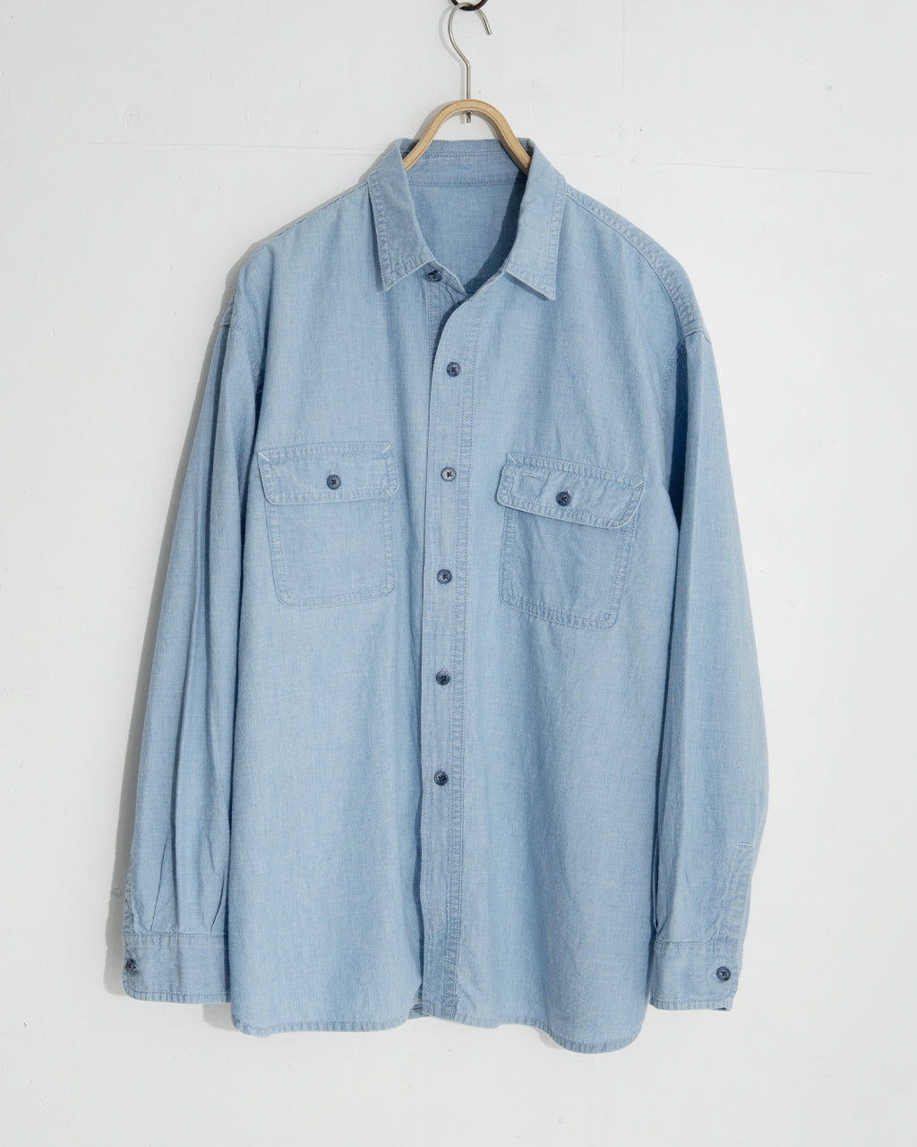 ショーシャンク シャンブレー ワークシャツ SHAWSHANK CHAMBRAY WORK SHIRT デニムシャツ PC-005-3231