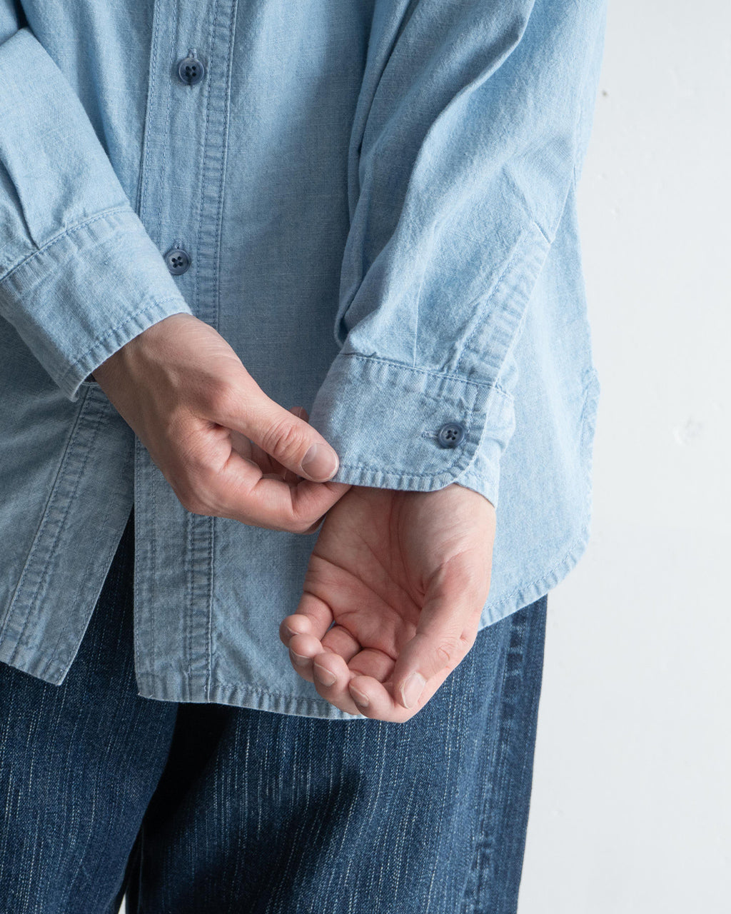 ショーシャンク シャンブレー ワークシャツ SHAWSHANK CHAMBRAY WORK SHIRT デニムシャツ PC-005-3231