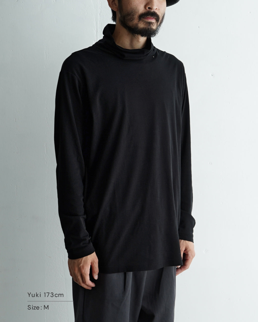 カットソー ピース コットン タートルネック H/W PEACE COTTON TURTLENECK 長袖 PC-006-3109