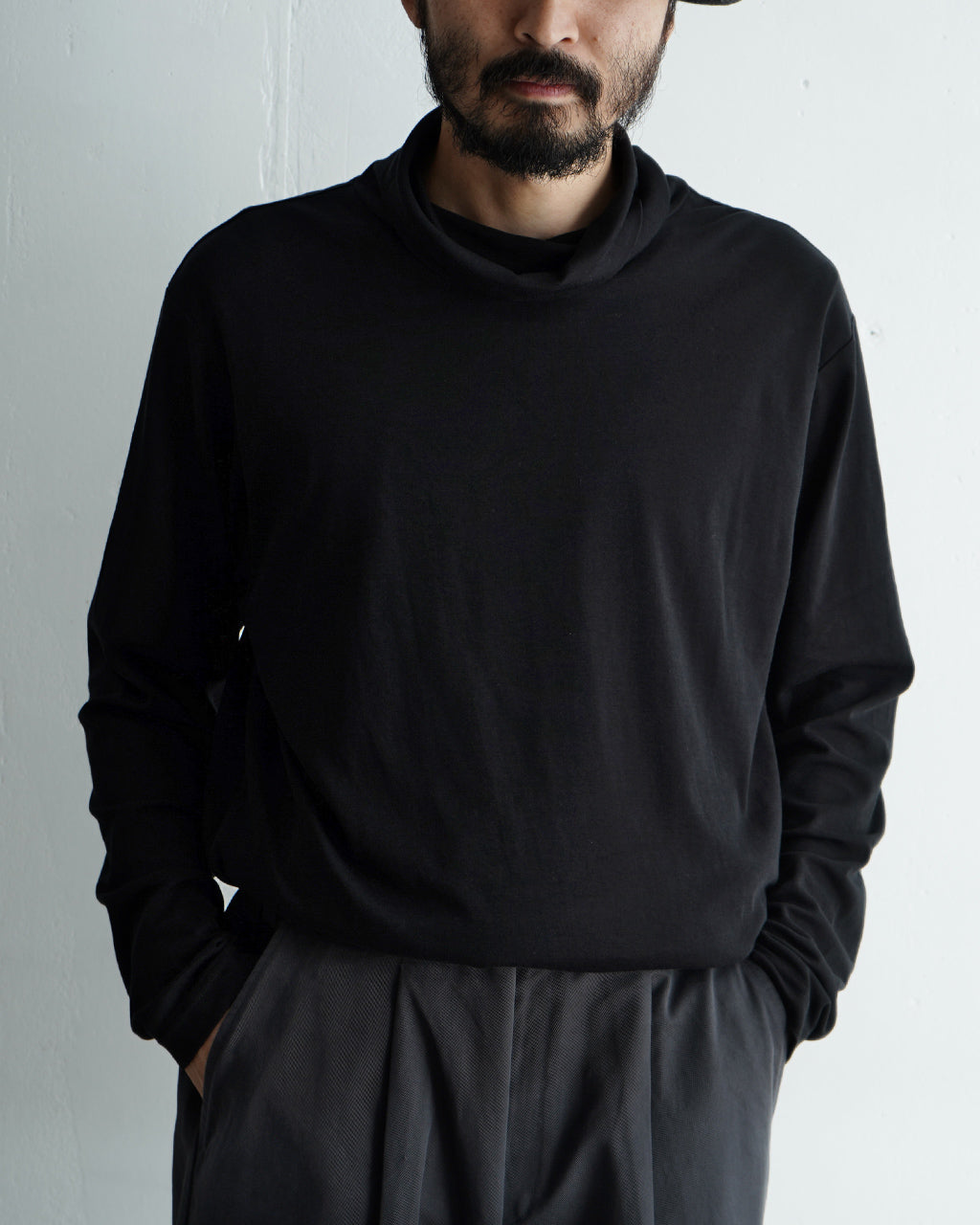 カットソー ピース コットン タートルネック H/W PEACE COTTON TURTLENECK 長袖 PC-006-3109