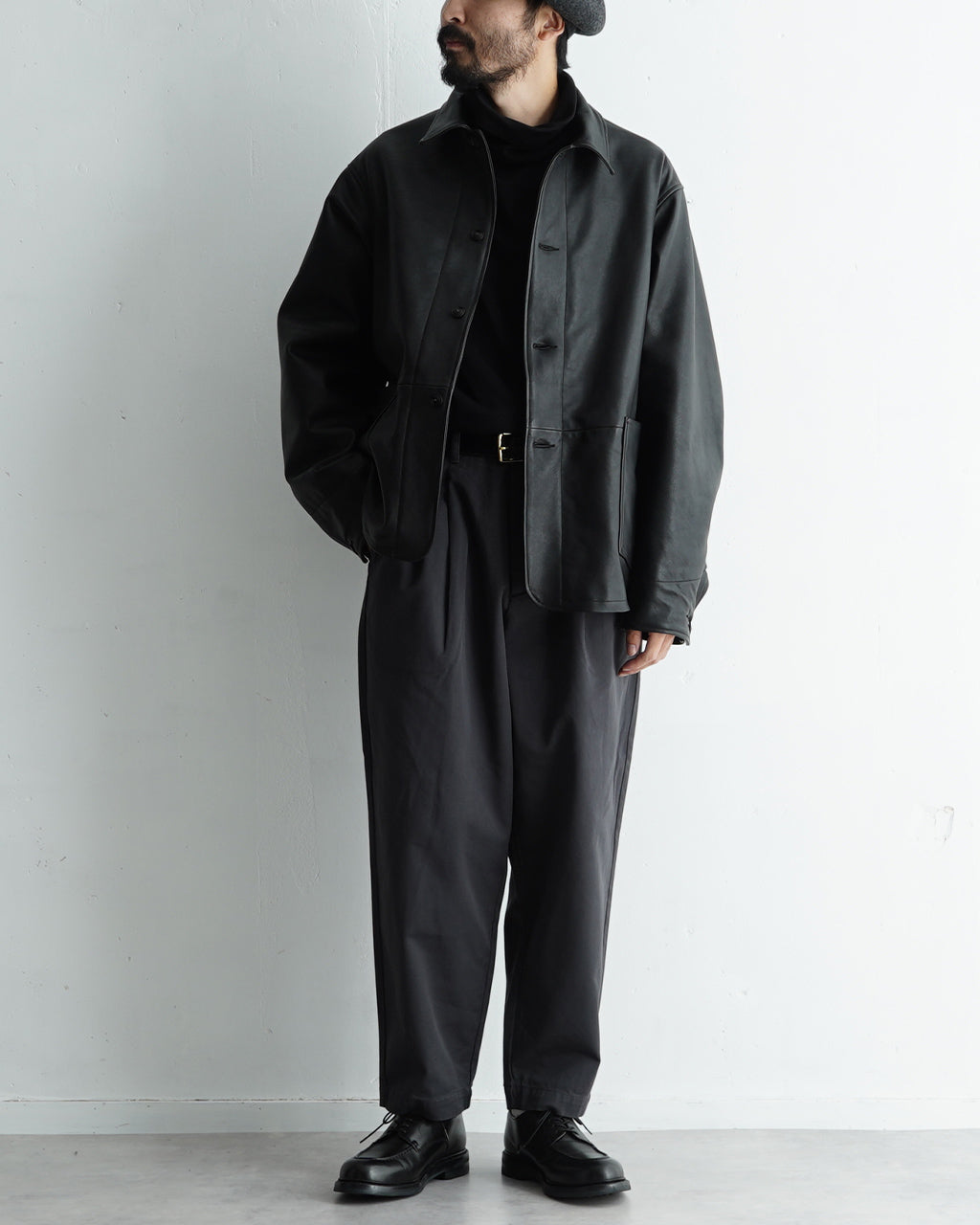 カットソー ピース コットン タートルネック H/W PEACE COTTON TURTLENECK 長袖 PC-006-3109