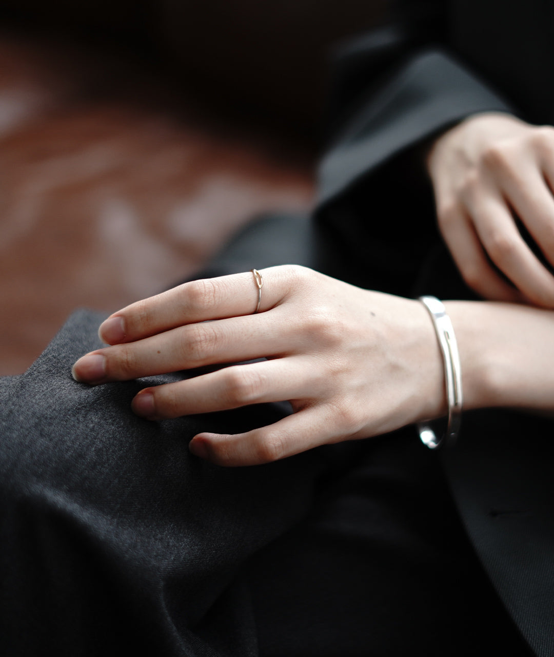 ニードル リング NEEDLE RING 18K ゴールド シルバー925 金 銀 ジュエリー アクセサリー 指輪 PC-011-1483