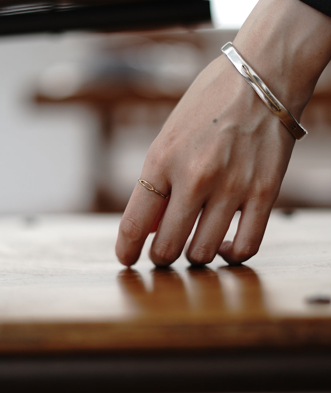 ニードル リング NEEDLE RING 18K ゴールド シルバー925 金 銀 ジュエリー アクセサリー 指輪 PC-011-1483