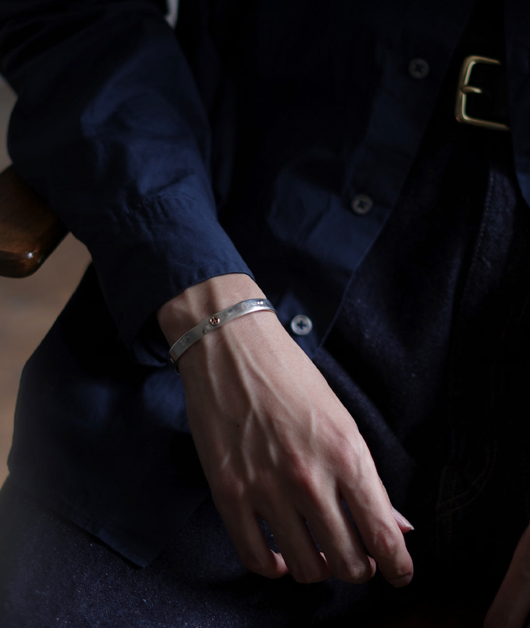 PORTER CLASSIC 포터 클래식 실버 뱅글 위즈 골드 매력 SILVER BANGLE W GOLD CHARM 18K 골드 실버 925 금 은 쥬얼리 액세서리 PC-013-2517 2518 2528【무료우송】정규 취급점【쿠폰