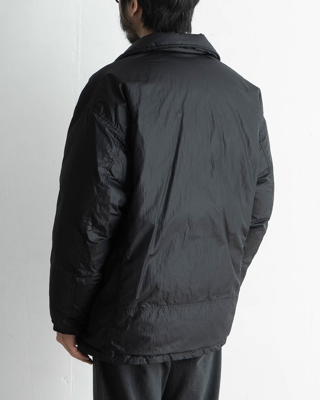 ライダース ダウンジャケット SHEEN NYLON RIDERS DOWN JACKET ジップアップ PC-015-2996
