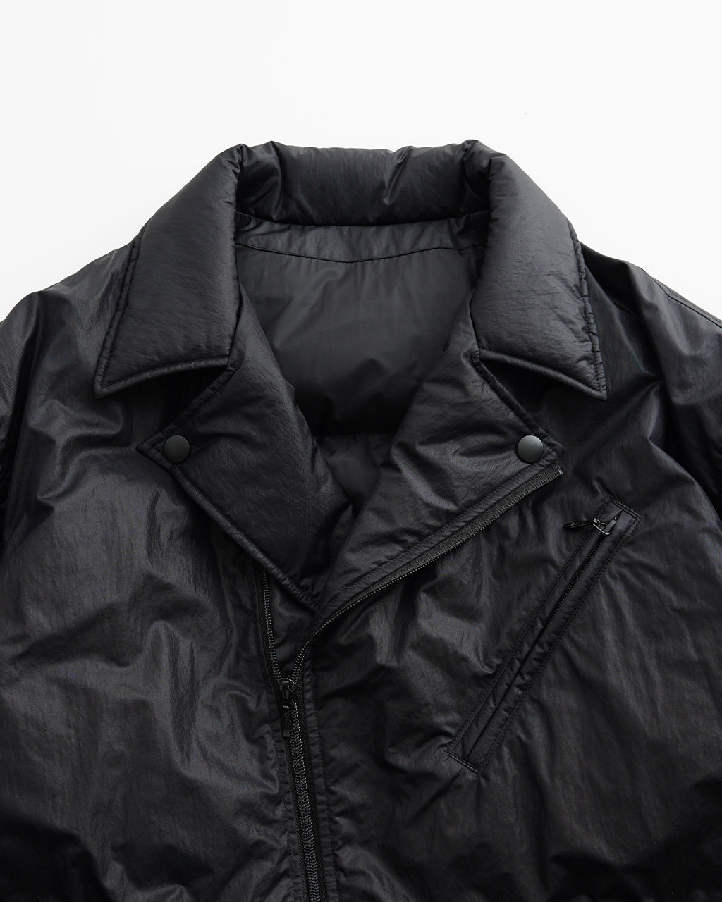 ライダース ダウンジャケット SHEEN NYLON RIDERS DOWN JACKET ジップアップ PC-015-2996