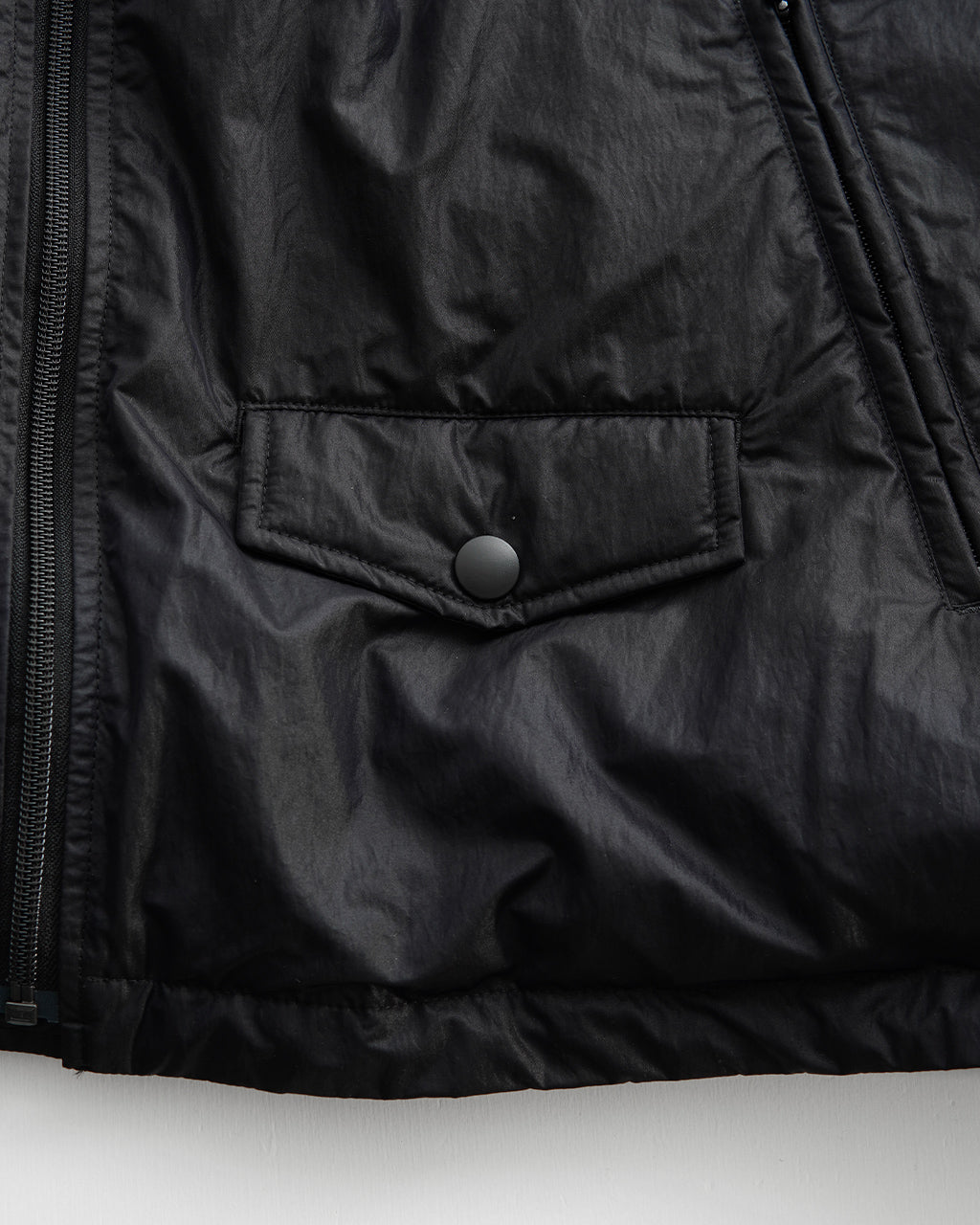 ライダース ダウンジャケット SHEEN NYLON RIDERS DOWN JACKET ジップアップ PC-015-2996