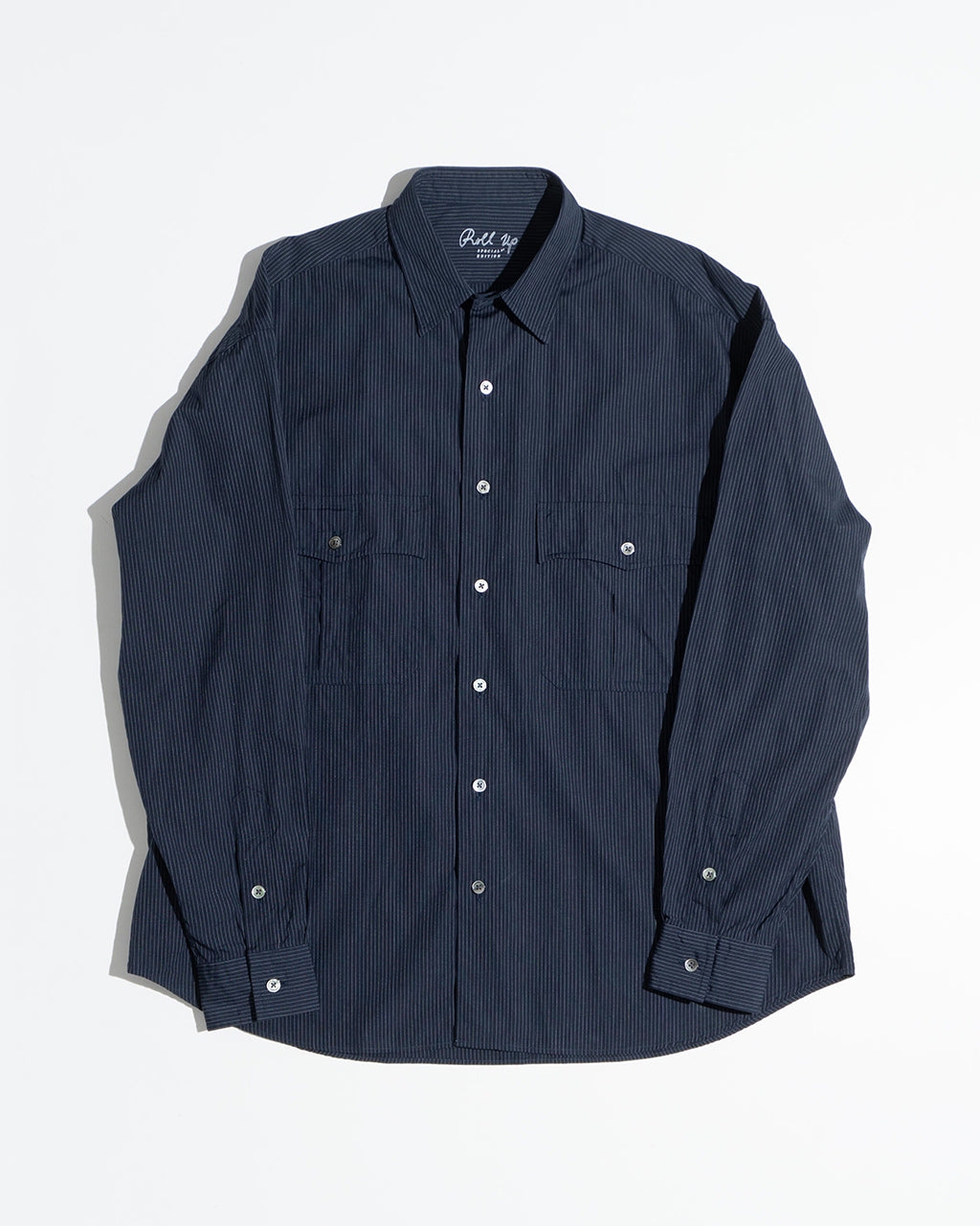 ロールアップシャツ ピンストライプ ROLL UP PIN STRIPE SHIRT PC-016-2757