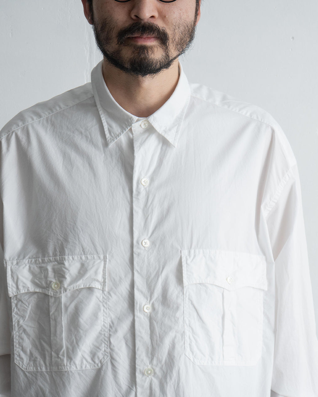 ロールアップシャツ 長袖シャツ コットン ROLL UP COTTON SHIRT PC-016-3359