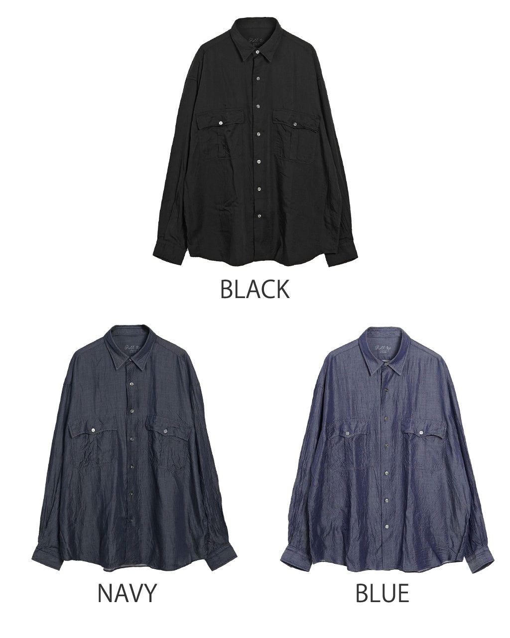 PORTER CLASSIC ポータークラシック 長袖シャツ キュプラ ロールアップシャツ ROLL UP SOFT CUPRO SHIRT PC-016-3360【送料無料】