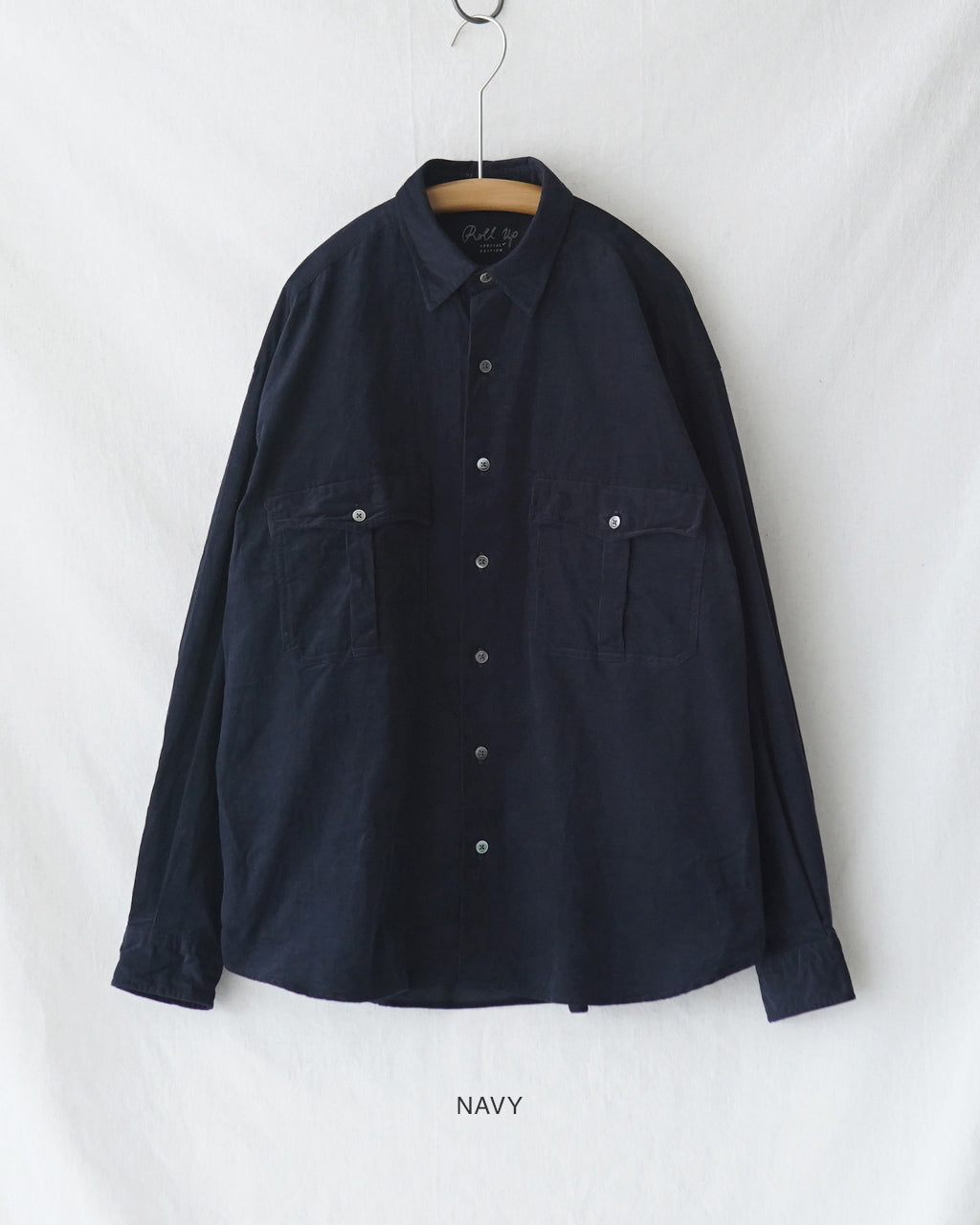 ROLL UP ORGANIC CORDUROY SHIRT PC-016-3685