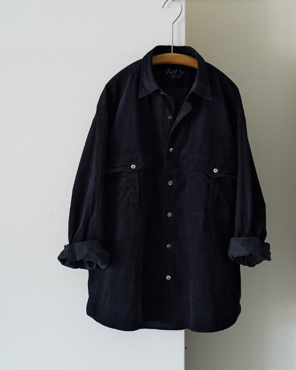 ROLL UP ORGANIC CORDUROY SHIRT PC-016-3685