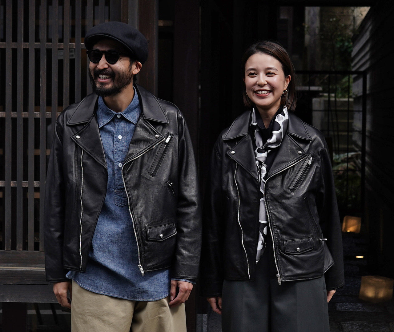 ピーシー レザー ライダース ジャケット PC RIDERS JACKET W/LOVE&PEACE SILVER レザー 牛革 23AWモデル PC-017-1962