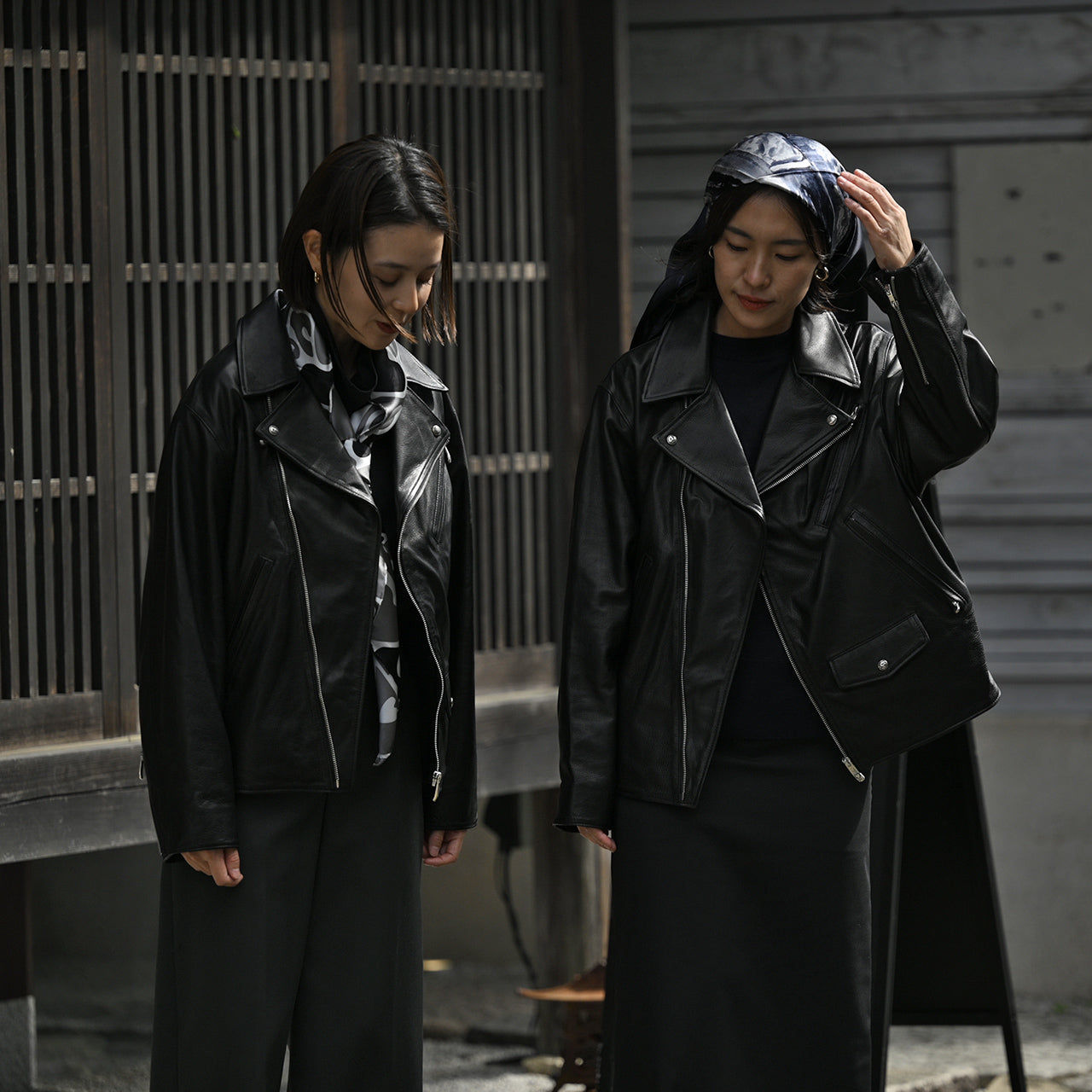 ピーシー レザー ライダース ジャケット PC RIDERS JACKET W/LOVE&PEACE SILVER レザー 牛革 23AWモデル PC-017-1962【正規取扱店】
