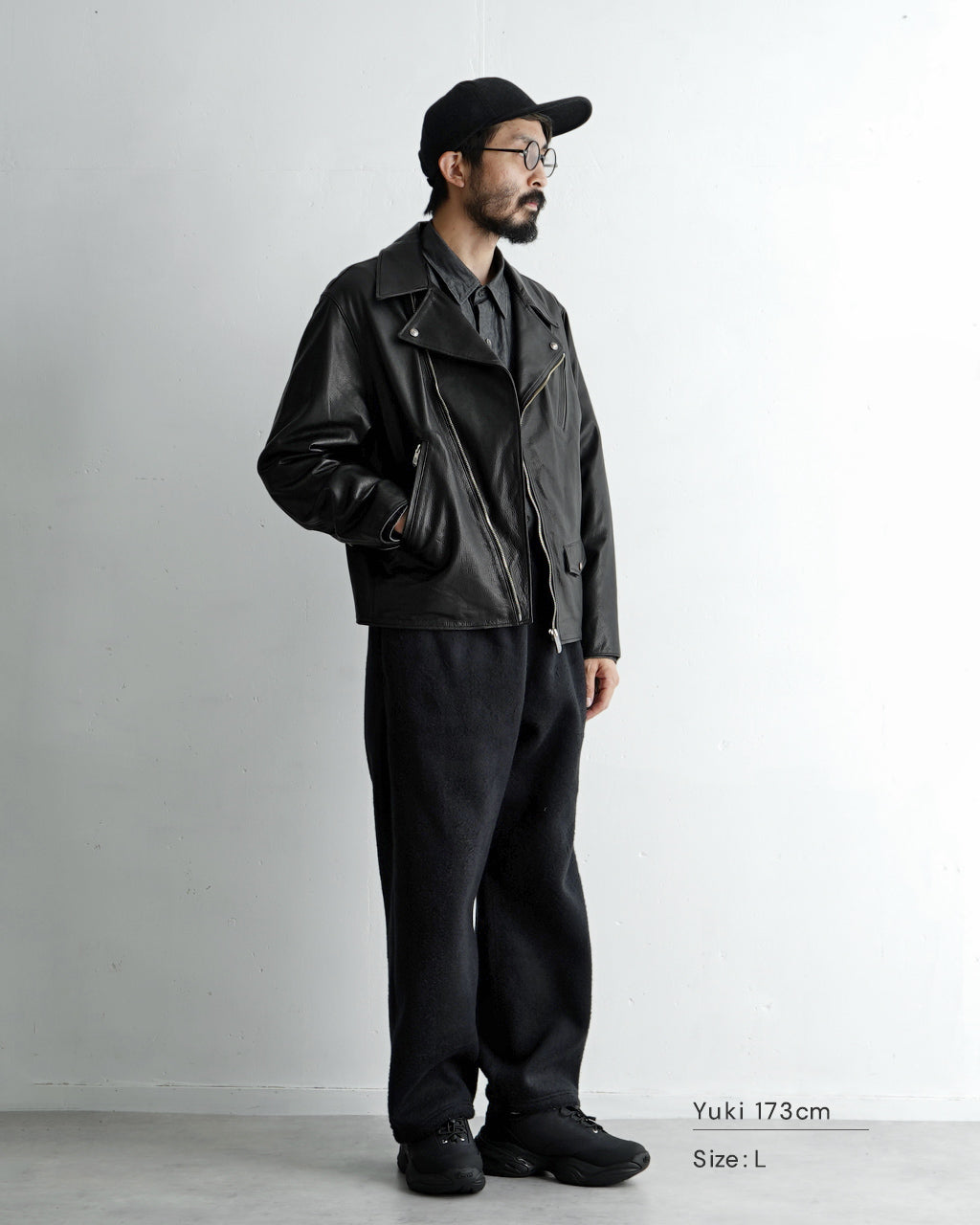 ピーシー レザー ライダース ジャケット ダブル PC RIDERS JACKET W/LOVE & PEACE SILVER レザー 牛革 PC-017-1962