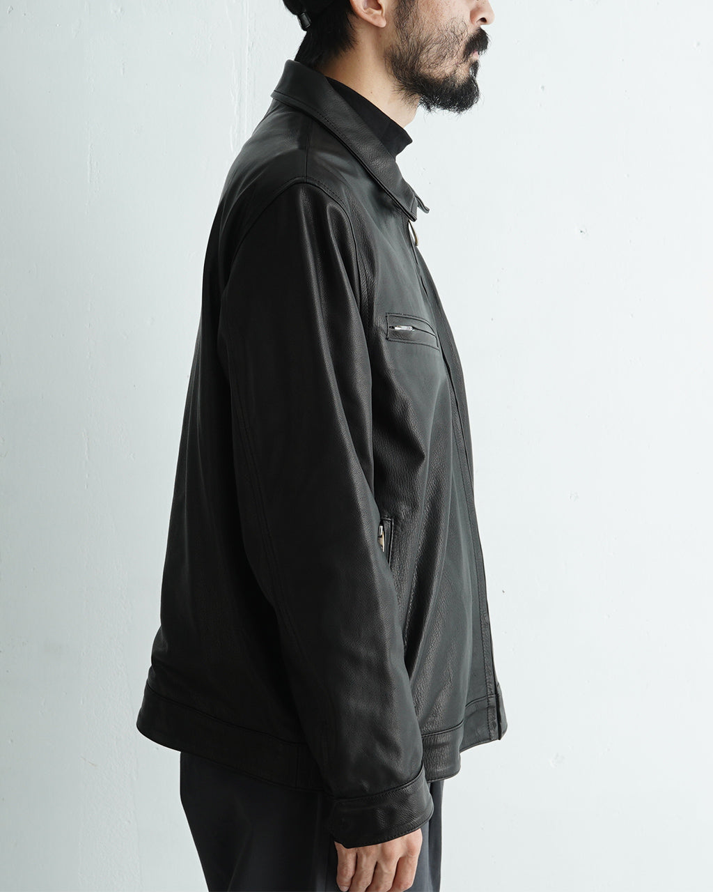 ピーシー シングル ライダース ジャケット ウィズ ラブ アンド ピース シルバー PC SINGLE RIDERS JACKET W LOVE & PEACE SILVER レザー 牛革 PC-017-2413