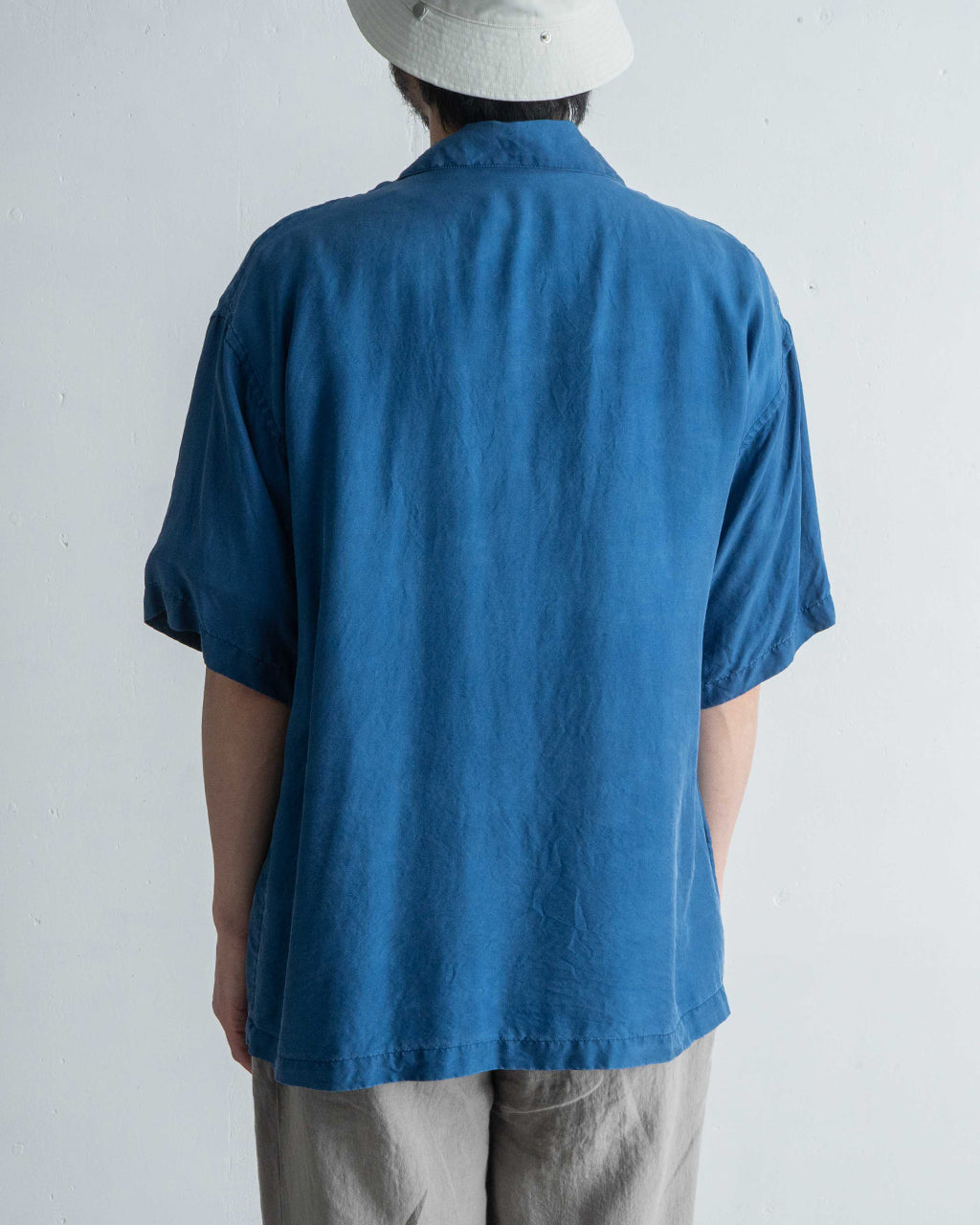 PORTER CLASSIC ポータークラシック オープンカラーシャツ 開襟 半袖 シルク H/W INDIGO SILK SHIRT PC-024-3337【送料無料】