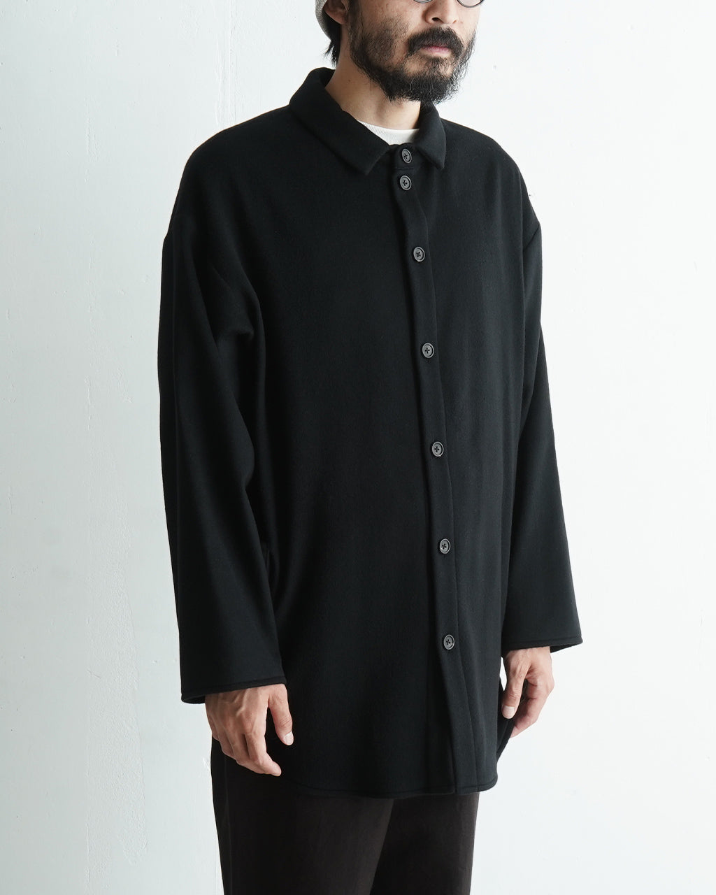 CASHMERE SHIRT JACKET BABY CASH PC-025-1958